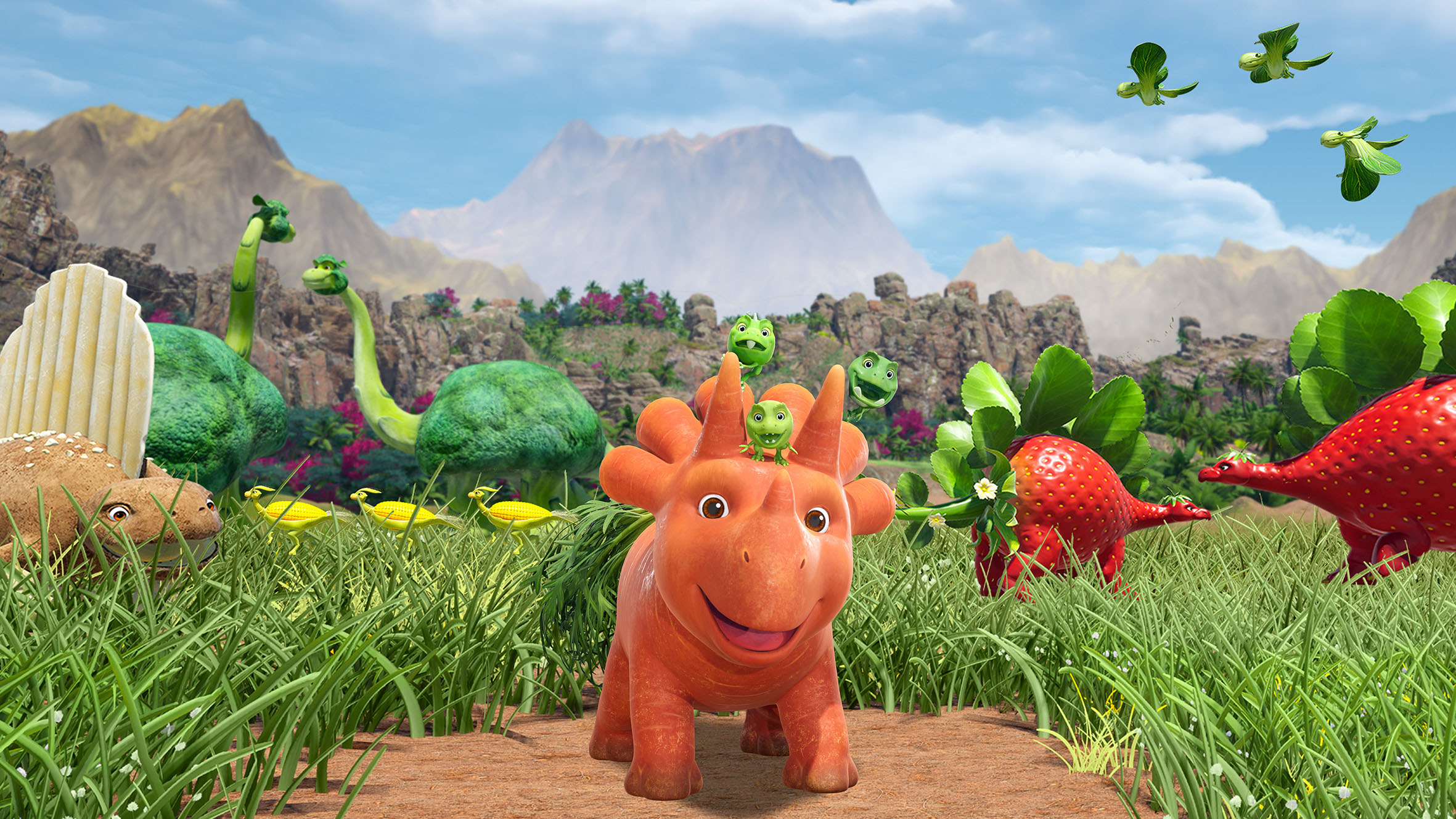 ‘Vegesaurs’ de Studio 100 sur CBeebies – VideoAge France